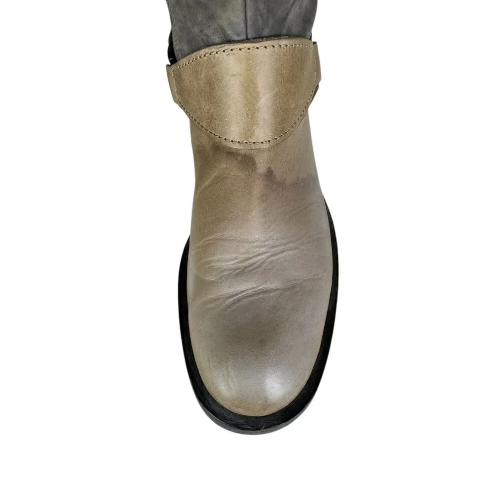brunello cucinelli suede boots women over the knee size 37.5 7‎ Gray